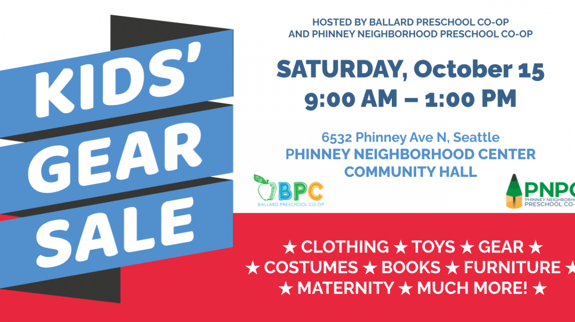 Phinney and Ballard Preschool Co-op Fall Kids' Sale | Seattle Area